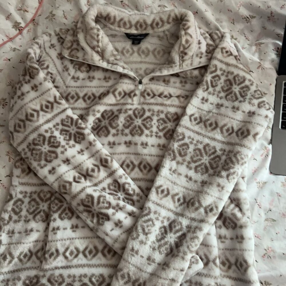 Small Patterned quater zip